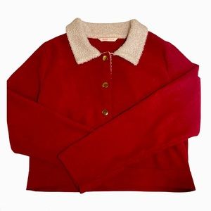 ROMWE✨Red crop jacket🌹super cute and festive❤️